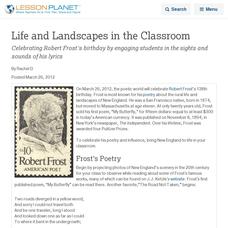 Life and Landscapes in the Classroom Lesson Planet Article Life and Landscapes in the Classroom Lesson Planet Article