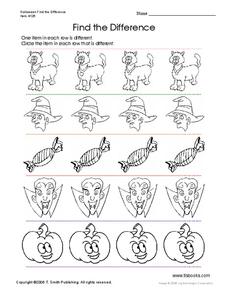 Find the Difference Worksheet Find the Difference Worksheet