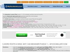 Latin Roots Grad, Mot, Cad: Interactive Puzzles Interactive Latin Roots Grad, Mot, Cad: Interactive Puzzles Interactive