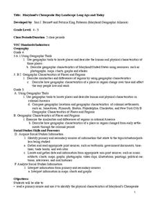 Maryland’s Chesapeake Bay Landscape Long Ago and Today Lesson Plan Maryland’s Chesapeake Bay Landscape Long Ago and Today Lesson Plan