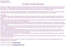 A Visit to the Doctor Lesson Plan A Visit to the Doctor Lesson Plan