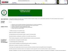 Farming in Space Lesson Plan Farming in Space Lesson Plan