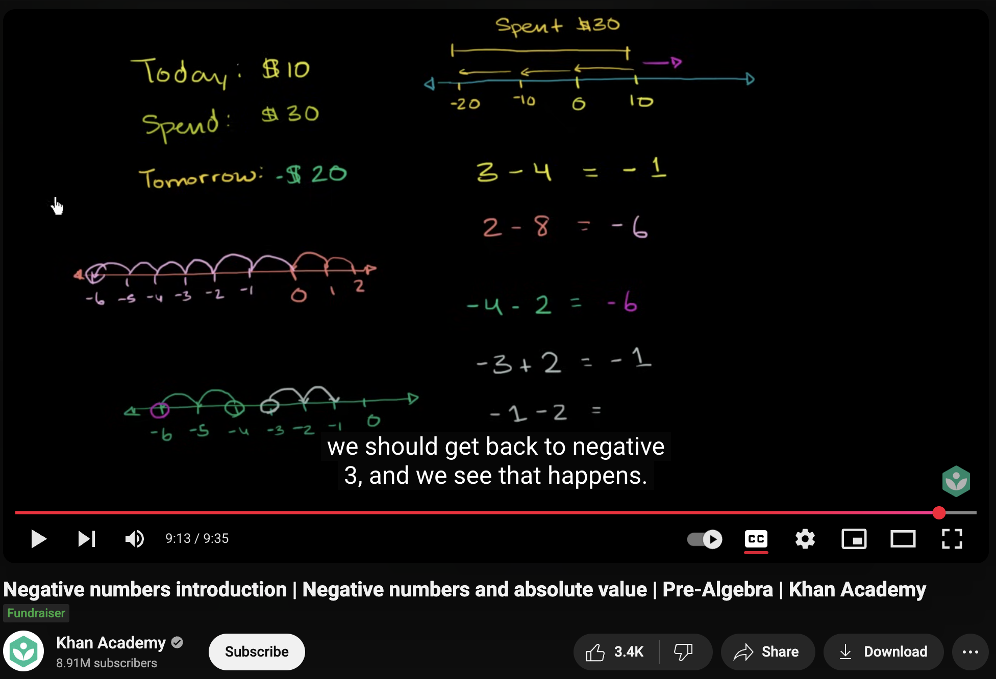 Negative Numbers Introduction, Negative Numbers and Absolute Value, Pre-Algebra Instructional Video Negative Numbers Introduction, Negative Numbers and Absolute Value, Pre-Algebra Instructional Video