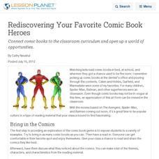 Rediscovering Your Favorite Comic Book Heroes Lesson Planet Article Rediscovering Your Favorite Comic Book Heroes Lesson Planet Article