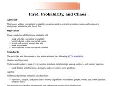 Fire!, Probability, and Chaos Lesson Plan Fire!, Probability, and Chaos Lesson Plan