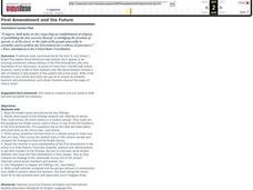 First Amendment and the Future Lesson Plan First Amendment and the Future Lesson Plan