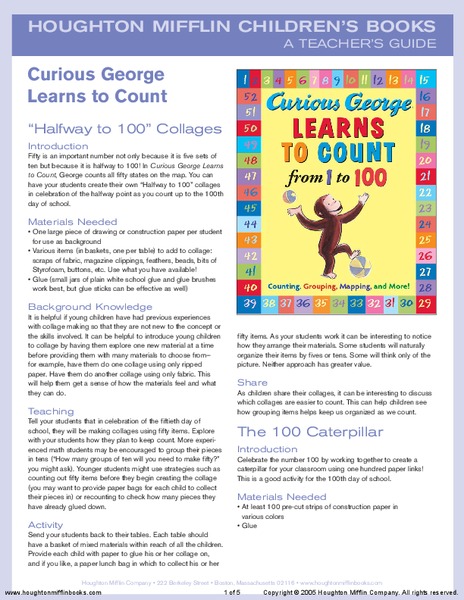 Curious George Learns to Count Activities & Project Curious George Learns to Count Activities & Project