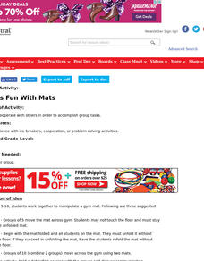 Fitness Fun With Mats Lesson Plan Fitness Fun With Mats Lesson Plan