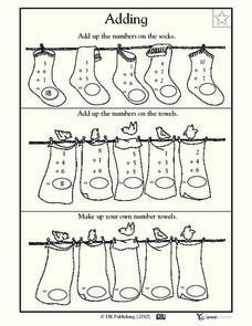 Adding it Up! Worksheet Adding it Up! Worksheet
