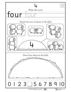 Learning 4 - Write the Word Worksheet Learning 4 - Write the Word Worksheet