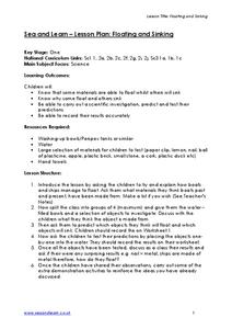 Floating and Sinking Lesson Plan Floating and Sinking Lesson Plan
