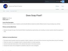 Floating Soap Lesson Plan Floating Soap Lesson Plan