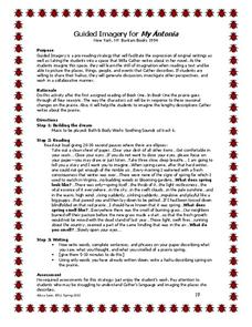 My Antonia: Guided Imagery Lesson Plan My Antonia: Guided Imagery Lesson Plan