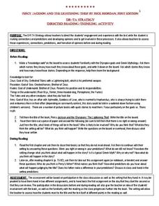 The Lightning Thief: Directed Reading-Thinking Activity Lesson Plan The Lightning Thief: Directed Reading-Thinking Activity Lesson Plan