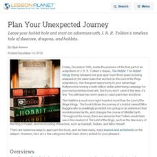 Plan Your Unexpected Journey Lesson Planet Article Plan Your Unexpected Journey Lesson Planet Article