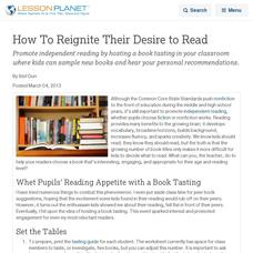 How To Reignite Their Desire to Read Lesson Planet Article How To Reignite Their Desire to Read Lesson Planet Article