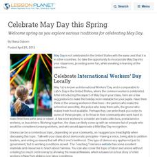 Celebrate May Day this Spring Lesson Planet Article Celebrate May Day this Spring Lesson Planet Article