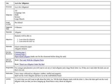 Aa is for Alligators Lesson Plan Aa is for Alligators Lesson Plan