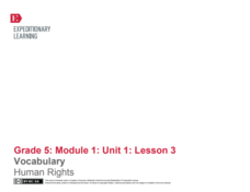 Vocabulary: Human Rights Lesson Plan Vocabulary: Human Rights Lesson Plan