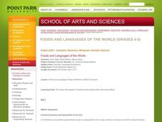 Food and Languages of the World Lesson Plan Food and Languages of the World Lesson Plan