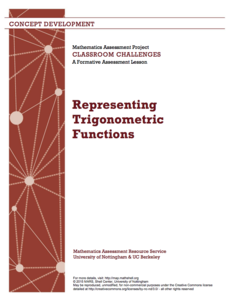 Representing Trigonometric Functions Lesson Plan Representing Trigonometric Functions Lesson Plan
