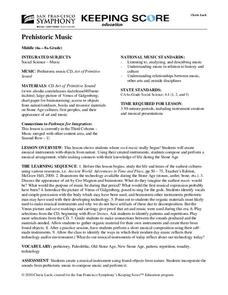 Prehistoric Music Unit Plan Prehistoric Music Unit Plan