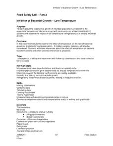Food Safety Lab Lesson Plan Food Safety Lab Lesson Plan