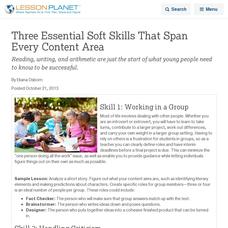 Three Essential Soft Skills That Span Every Content Area Lesson Planet Article Three Essential Soft Skills That Span Every Content Area Lesson Planet Article