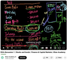 ROA Discussion 1, Stocks and Bonds, Finance and Capital Markets Instructional Video ROA Discussion 1, Stocks and Bonds, Finance and Capital Markets Instructional Video