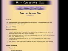 Fractals Lesson Plan Fractals Lesson Plan