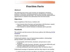 Fraction Facts Lesson Plan Fraction Facts Lesson Plan