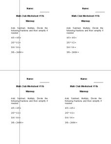 Fractions Worksheet Fractions Worksheet