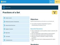 Fractions of a Set Lesson Plan Fractions of a Set Lesson Plan