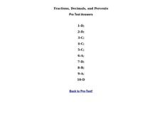 Fractions, Decimals, and Percents Interactive Fractions, Decimals, and Percents Interactive