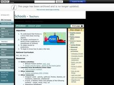 Friction Lesson Plan Friction Lesson Plan