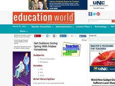 Frisbee Horseshoes Lesson Plan Frisbee Horseshoes Lesson Plan