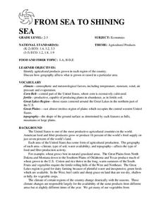 FROM SEA TO SHINING SEA Lesson Plan FROM SEA TO SHINING SEA Lesson Plan