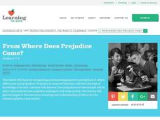 From Where Does Prejudice Come? Lesson Plan From Where Does Prejudice Come? Lesson Plan
