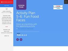 Fun Food Faces Lesson Plan Fun Food Faces Lesson Plan