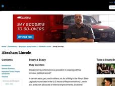 Abraham Lincoln Interactive Abraham Lincoln Interactive