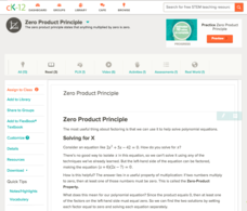 Zero Product Principle Lesson Plan Zero Product Principle Lesson Plan