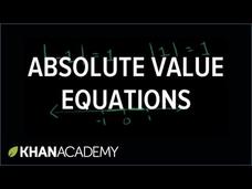 Absolute Value Equations Instructional Video Absolute Value Equations Instructional Video