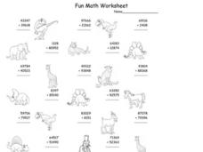 Fun Math Worksheet 45 Worksheet Fun Math Worksheet 45 Worksheet