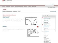 Fundamental Theorem of Calculus Lesson Plan Fundamental Theorem of Calculus Lesson Plan