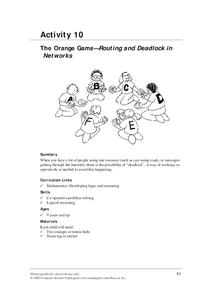 The Orange Game–Routing and Deadlock in Networks Activity The Orange Game–Routing and Deadlock in Networks Activity