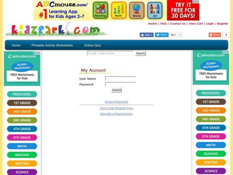 Fun with shapes Worksheet Fun with shapes Worksheet