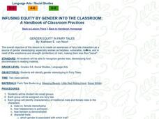 GENDER EQUITY IN FAIRY TALES Lesson Plan GENDER EQUITY IN FAIRY TALES Lesson Plan