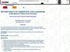 Gender Equity in Jobs Lesson Plan Gender Equity in Jobs Lesson Plan