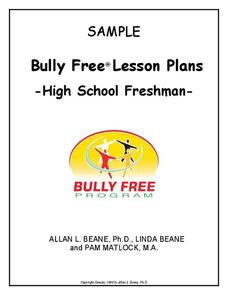 Bully Free Lesson Plans—Ninth Grade Lesson Plan Bully Free Lesson Plans—Ninth Grade Lesson Plan