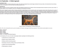 Art Exploration-A Global Approach Lesson Plan Art Exploration-A Global Approach Lesson Plan